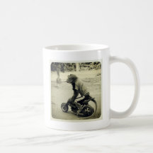 Monkey on a ride coffee mugs