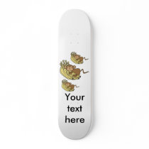 Monkey on bananas custom skateboard