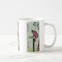 Monkey on cherry blossoms by Ando,Hiroshige mugs