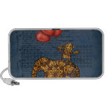 Monkey On Elephants Back Heart Balloons speakers