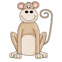 monkey photo sculptures