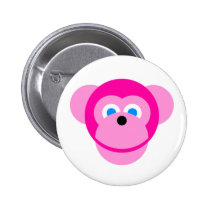 monkey pink buttons