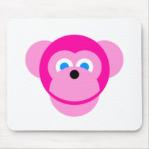 monkey pink mousepads
