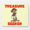 Monkey Pirate Treasure Seeker Tshirts and Gifts mousepad
