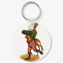 Monkey Playing the Accordian keychains by qandjj Monkey Playing the Accordian keychains