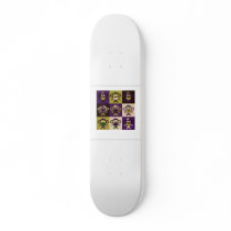 monkey popart skate board deck