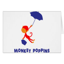 Monkey Poppins Cards