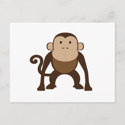Monkey postcards