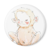 Monkey Pout Magnet