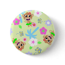 monkey print  allover buttons