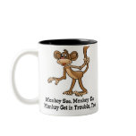 Monkey See, Monkey Do Mug