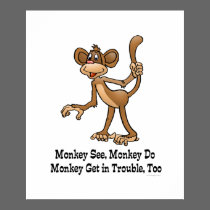 Monkey See Poster posters