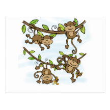 Monkey Shine Postcards