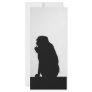 Monkey  Silhouette Rack Card Template