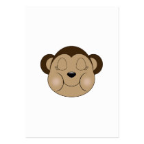 Monkey Sleeping Business Card