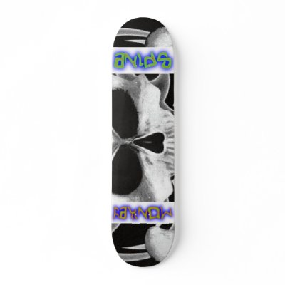 Monkey Spine Custom Skate Board by Huntman5267