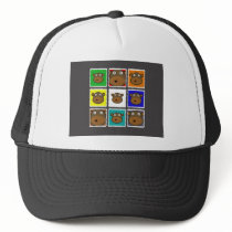 Monkey Stamp Grey hats by NM_Designs Monkey Stamp Grey hats