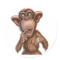 Monkey Sticker