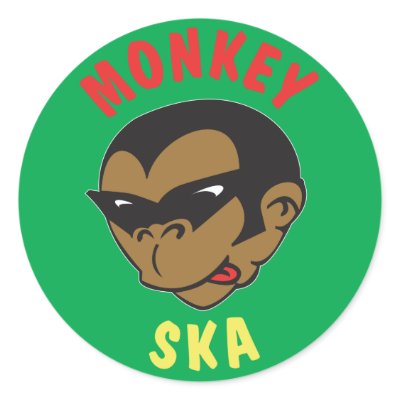 MONKEY STICKER by monkeyska