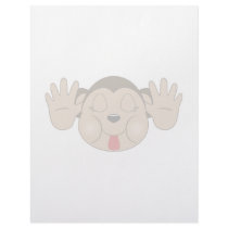 Monkey Sticking Out Tongue letterhead by mydeas Monkey Sticking Out Tongue letterhead