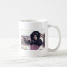 Monkey stickup coffee mugs