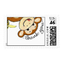 Monkey Thank You Stamp by Designdivaad Monkey Thank You Stamp