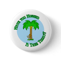 Monkey Tree Hugger buttons by shopaholicchick Monkey Tree Hugger buttons