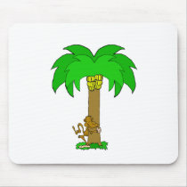 Monkey Tree Hugger mousepads