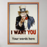 Monkey Uncle Sam posters