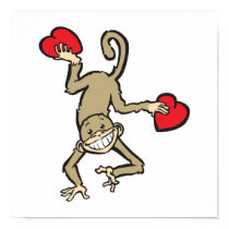 monkey valentine posters by doonidesigns monkey valentine posters
