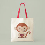 Monkey with Rice Bowl Bag