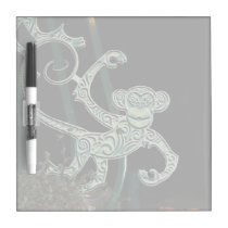 monkey wrought iron figure dry erase boards