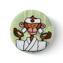 monkey zen buttons by cfkaatje monkey zen buttons