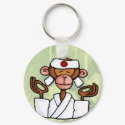 monkey zen keychains by cfkaatje monkey zen keychains