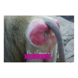 monkeybutt, No...I meant a , REDNECK print