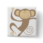 Monkeying Around Square Button buttons