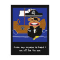 monkeypirate, Arrr, my banana in hand, I am off... postcards