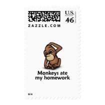 Monkeys ate my Homework Stamps