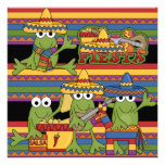 Monkeys Fiesta Customized Birthday Invitations