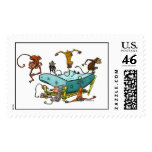 Monkeys Jumping Stamps