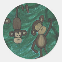 Monkeys stickers