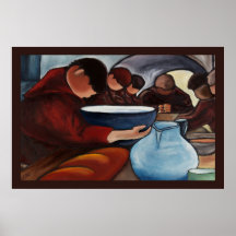 MONKS AT PRAYER POSTER