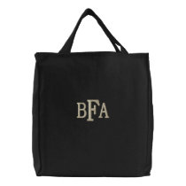 Monnogrammed Tote embroidered bags