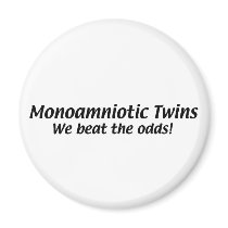 Monoamniotic Twins magnets by Scrappintwins Monoamniotic Twins magnets