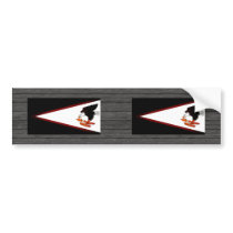 Monochrome American Samoa Flag Bumper Stickers