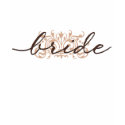 Monochrome Brown Bride Shirt