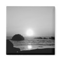 Monochrome Face Rock Sunset Oregon Coast Magnet by Sialicious Monochrome Face Rock Sunset Oregon Coast Magnet