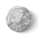 monochrome flowers buttons by VioDeSign monochrome flowers buttons
