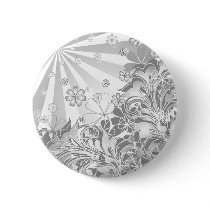 monochrome flowers buttons by VioDeSign monochrome flowers buttons