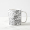 monochrome flowers mugs by VioDeSign monochrome flowers mugs